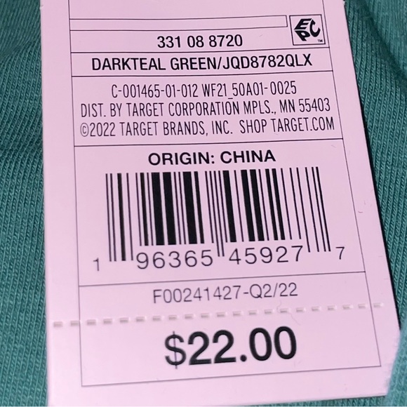 Wild Fable Short Sleeve Cut Out Detail Knit Bodycon Dress - NWT Dark Teal Green - Picture 6 of 6